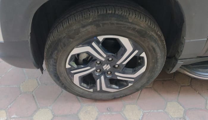 2024 Maruti BREZZA ZXI + AT SMART HYBRID, Petrol, Automatic, 11,957 km, tyre