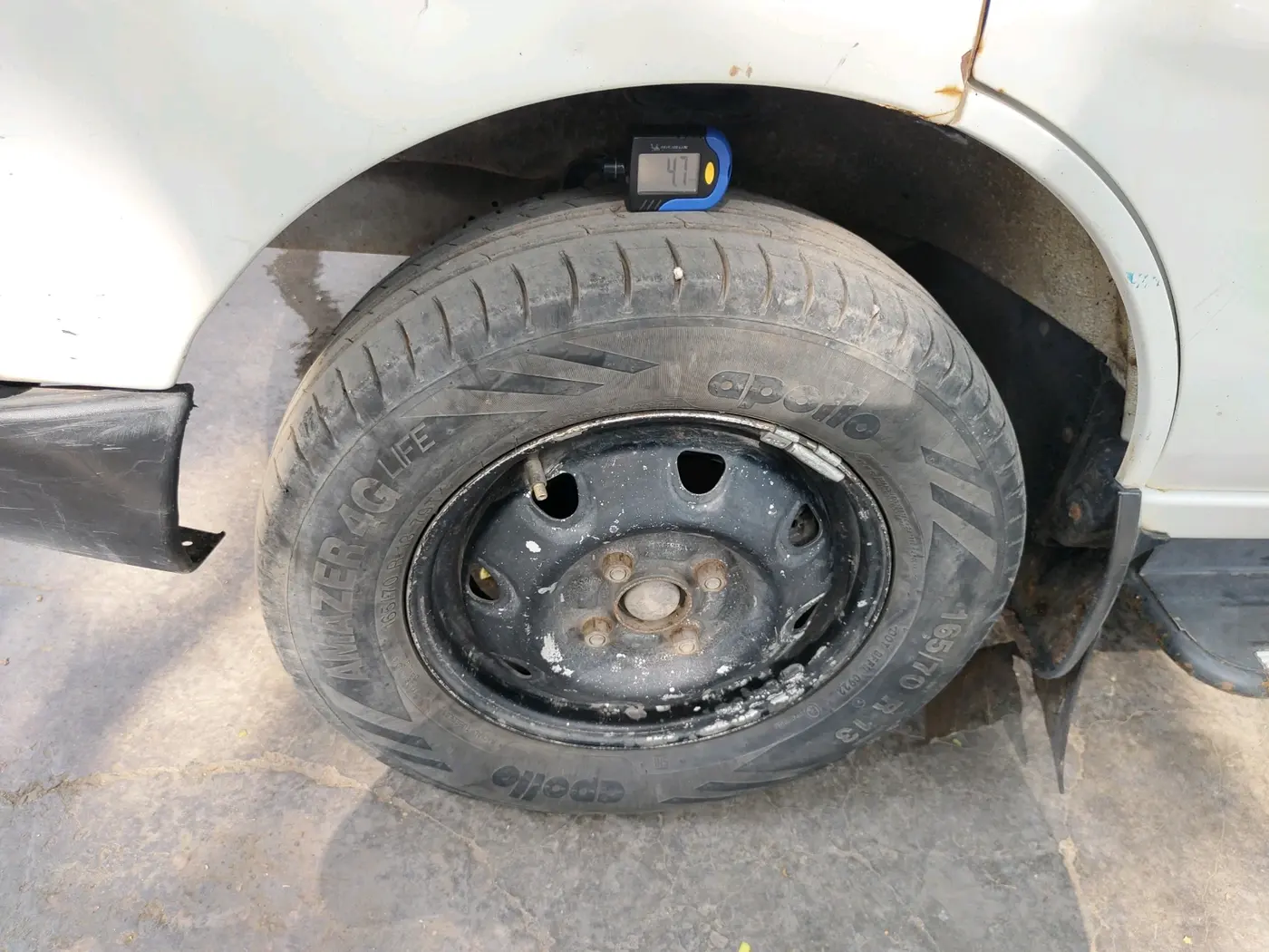 2019 Maruti Eeco 5 STR WITH A/C+HTR, CNG, Manual, 95,210 km, tyre