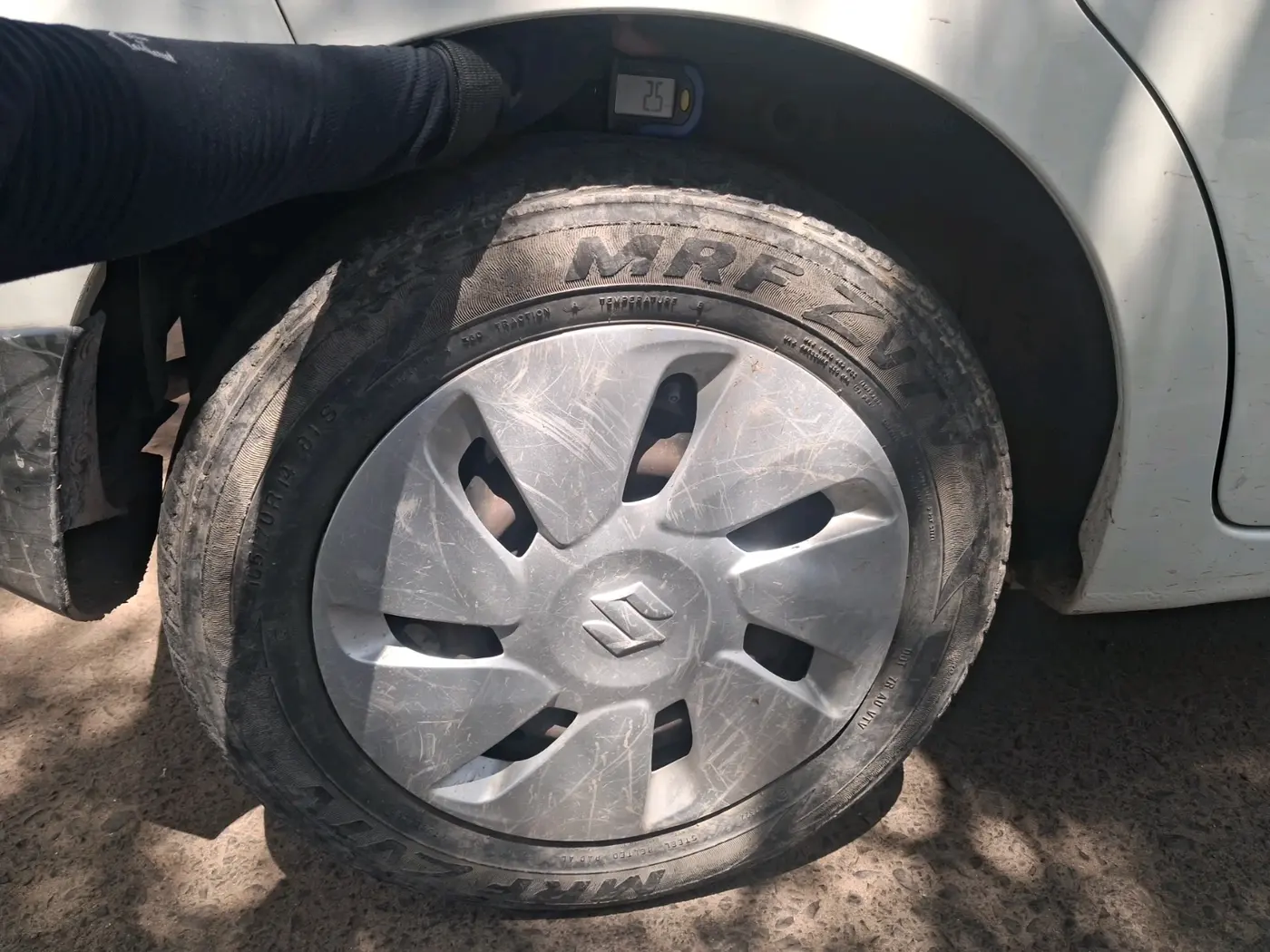 2014 Maruti Celerio VXI AMT, Petrol, Automatic, 60,873 km, tyre