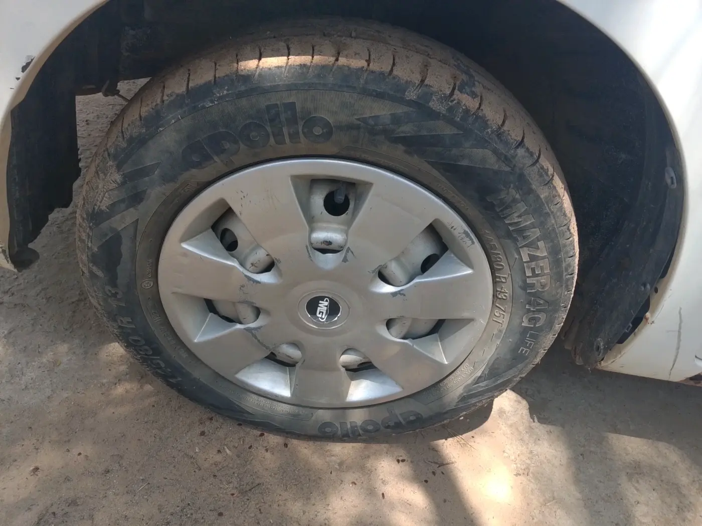 2012 Maruti Wagon R 1.0 LXI, Petrol, Manual, 38,422 km, tyre