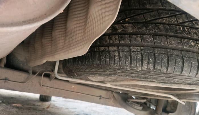 2018 Renault Duster RXS CVT, Petrol, Automatic, 1,14,258 km, tyre