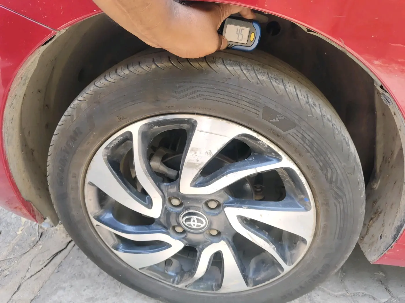 2021 Toyota Glanza G, Petrol, Manual, 72,729 km, tyre