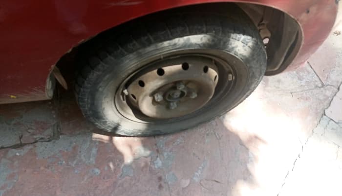 2013 Maruti Alto 800 LXI, Petrol, Manual, 68,096 km, tyre