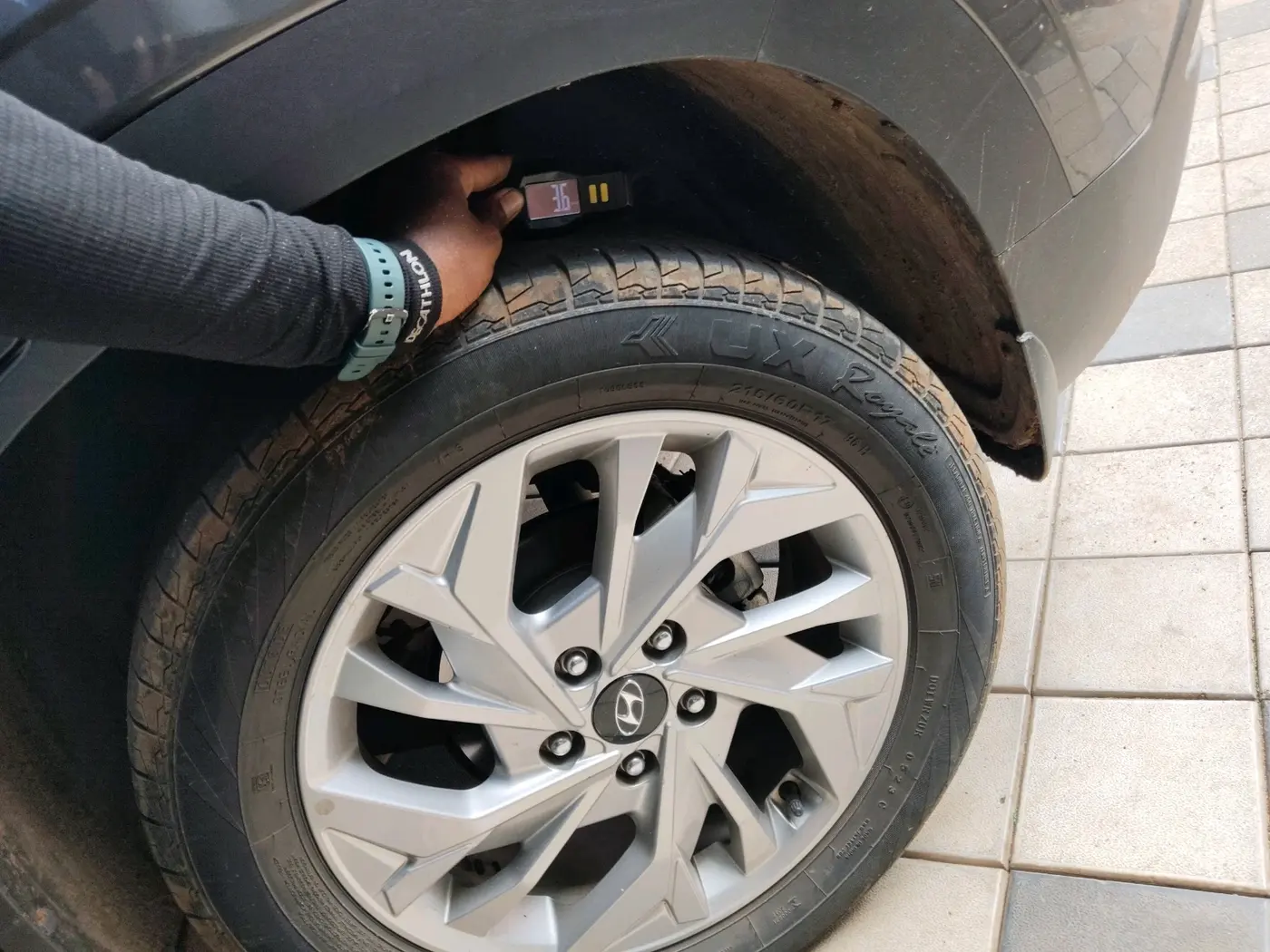 2023 Hyundai Creta SX 1.5 PETROL, Petrol, Manual, 33,545 km, tyre