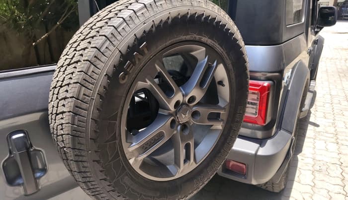 2022 Mahindra Thar LX PETROL HT 4WD AT, Petrol, Automatic, 13,525 km, tyre