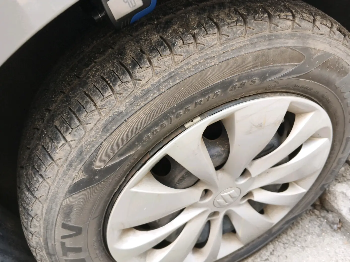 2015 Maruti Baleno DELTA PETROL 1.2, Petrol, Manual, 53,857 km, tyre