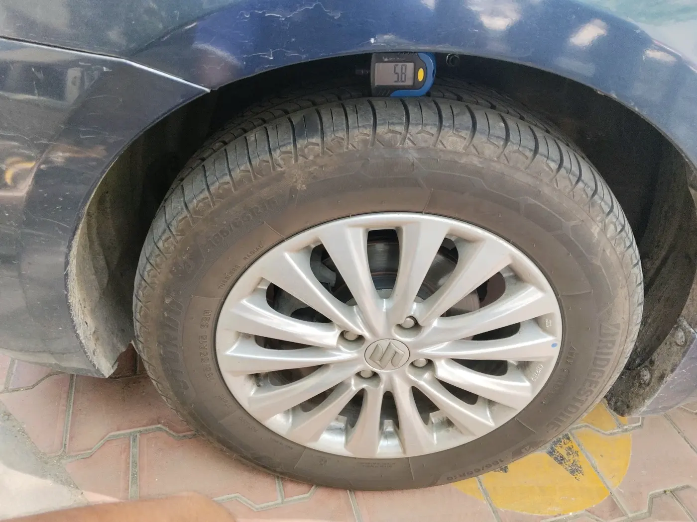 2019 Maruti Ciaz DELTA AT 1.5 SHVS PETROL, Petrol, Automatic, 93,970 km, tyre