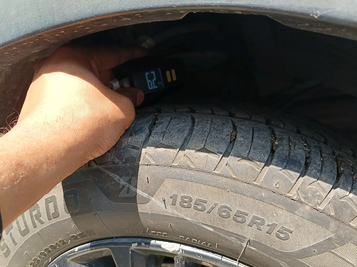 2019 Maruti XL6 ALPHA AT, Petrol, Automatic, 1,23,471 km, tyre