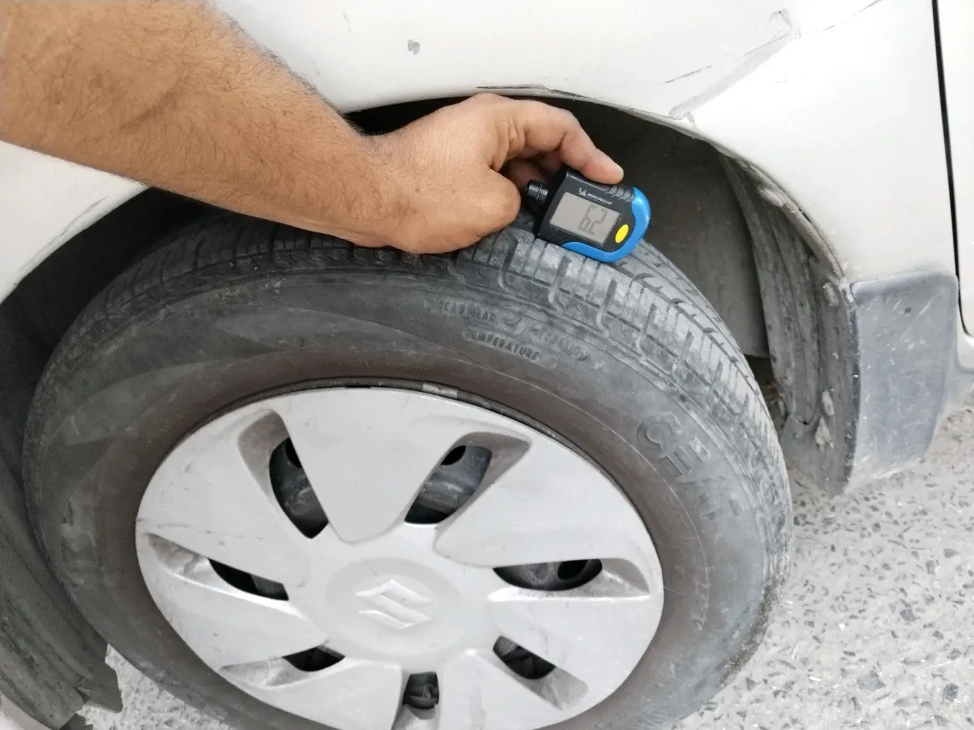 2018 Maruti Celerio VXI CNG, CNG, Manual, 1,15,416 km, tyre