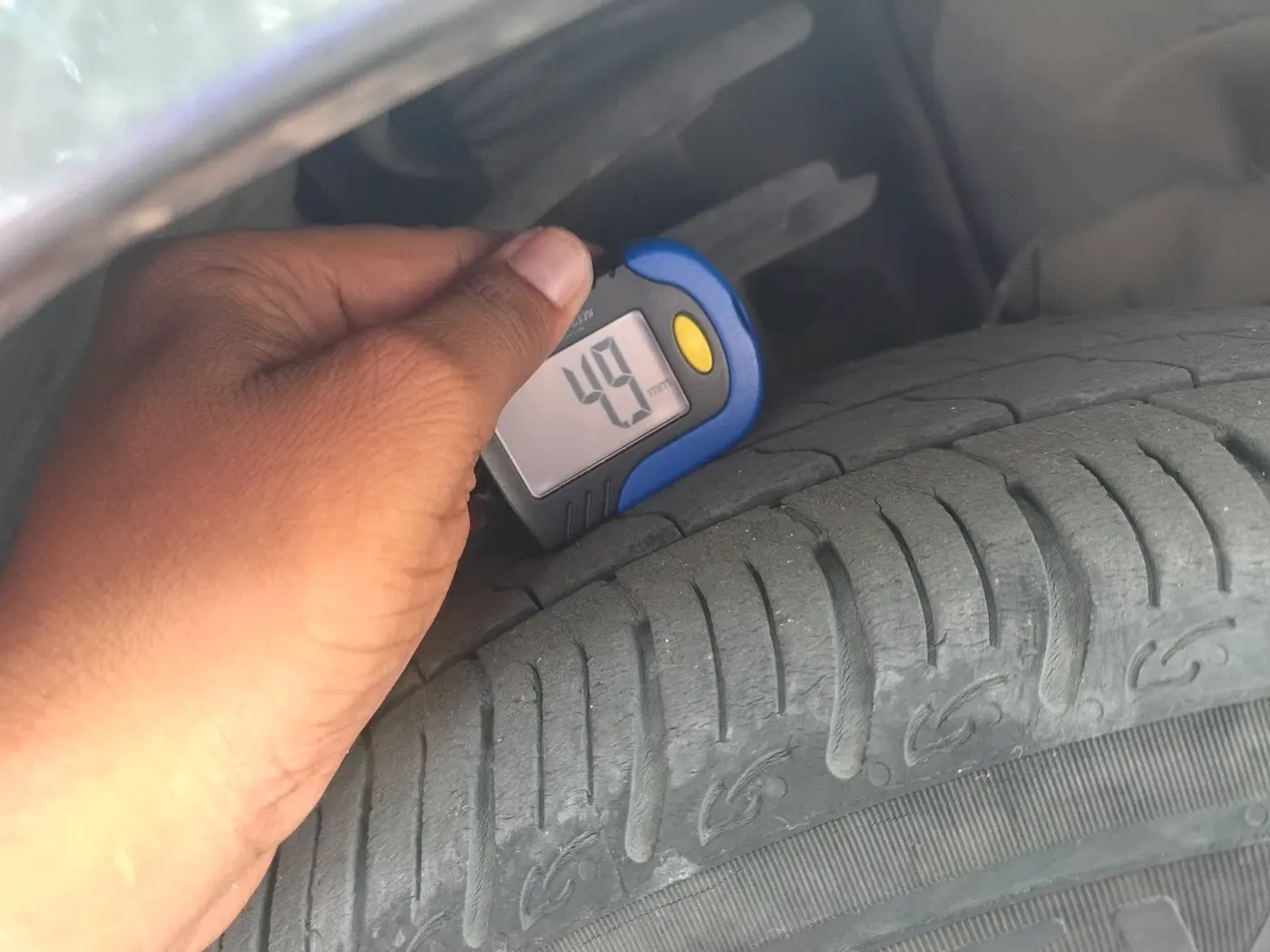 2023 Tata TIGOR XM CNG, CNG, Manual, 34,536 km, tyre