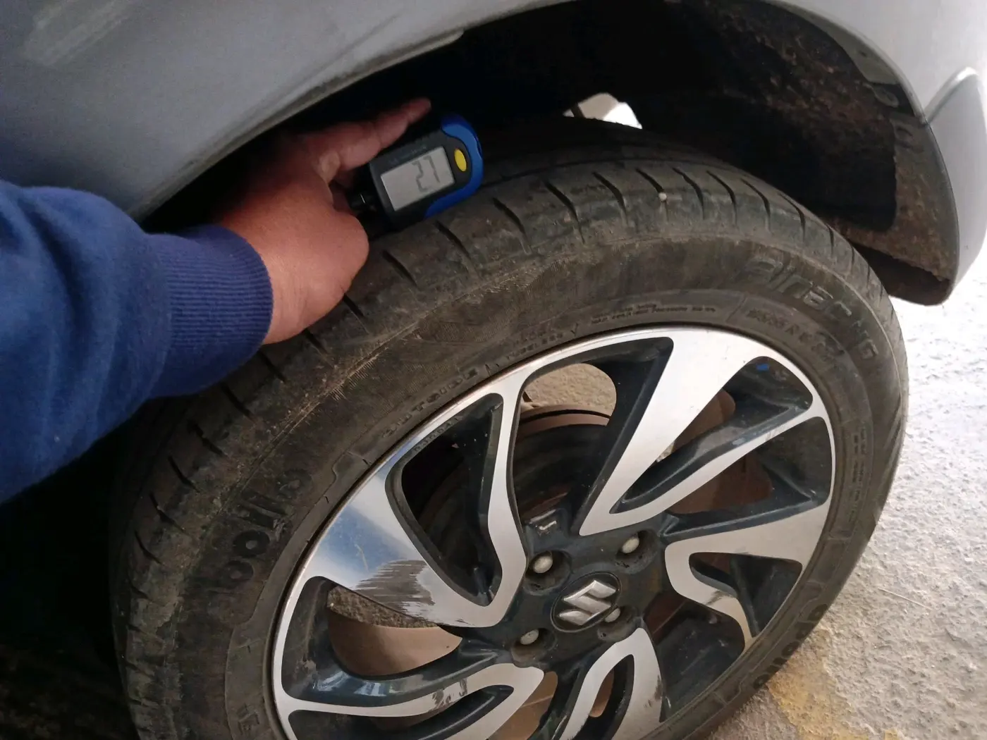 2021 Maruti Baleno ZETA PETROL 1.2, Petrol, Manual, 43,553 km, tyre