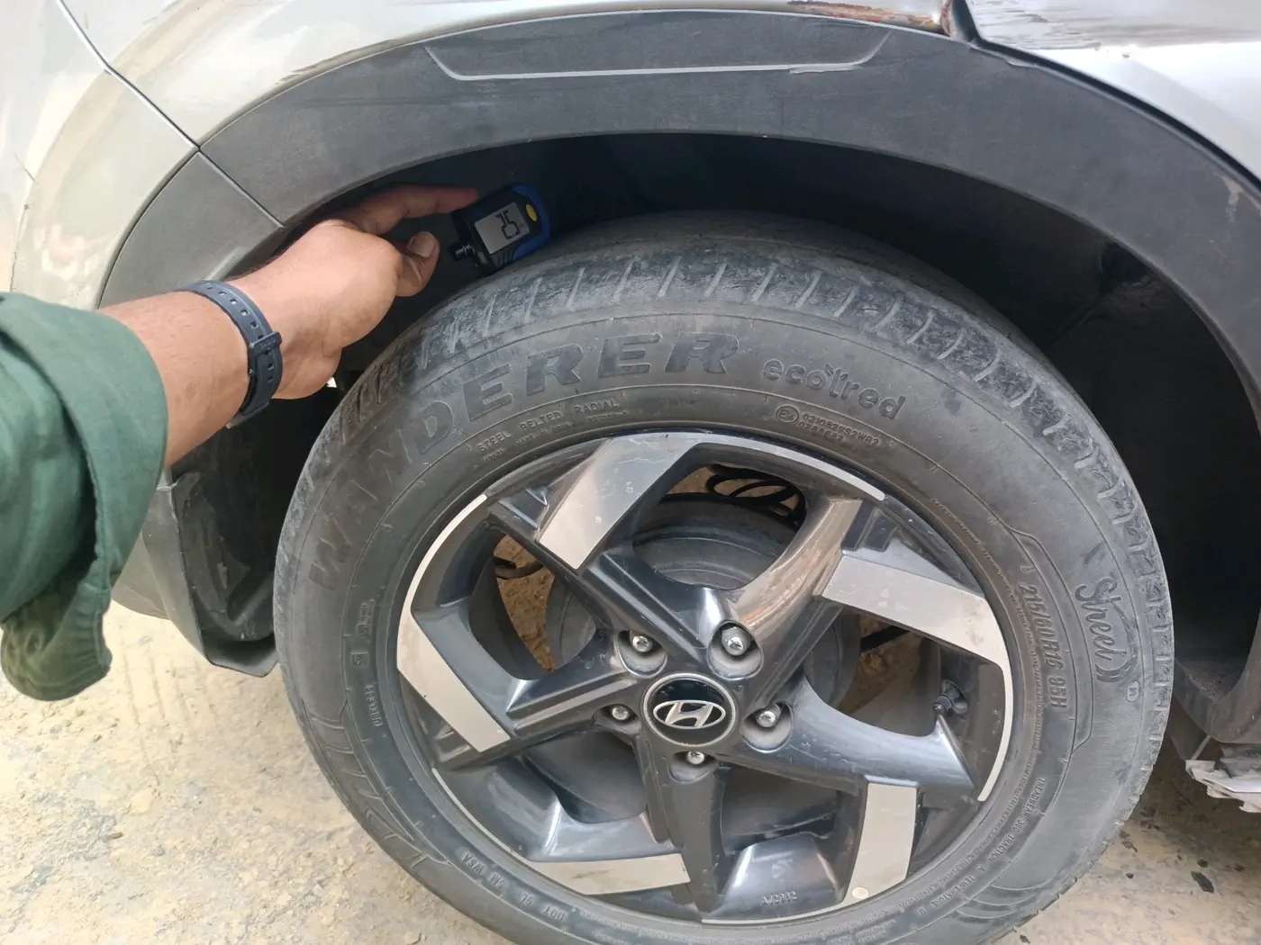 2019 Hyundai VENUE SX PLUS 1.0 TURBO DCT, Petrol, Automatic, 78,535 km, tyre