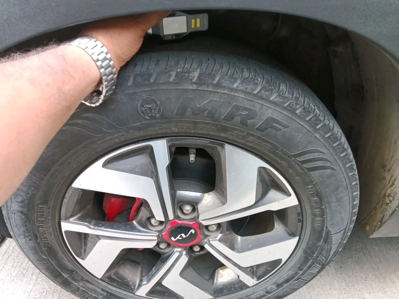 2022 KIA SONET GTX PLUS 1.5 AT, Diesel, Automatic, 34,277 km, tyre