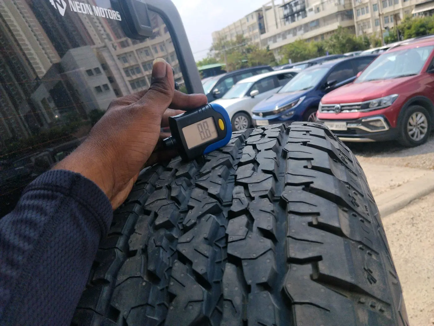 2022 Mahindra Thar LX HARD TOP 4WD MT, Diesel, Manual, 47,718 km, tyre