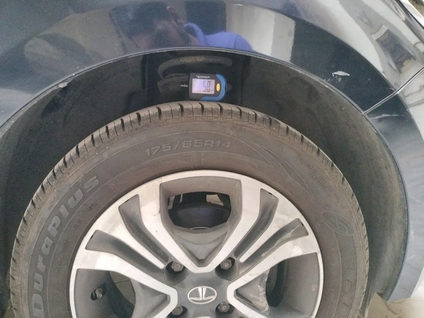 2022 Tata TIGOR XZ PLUS CNG, CNG, Manual, 70,554 km, tyre