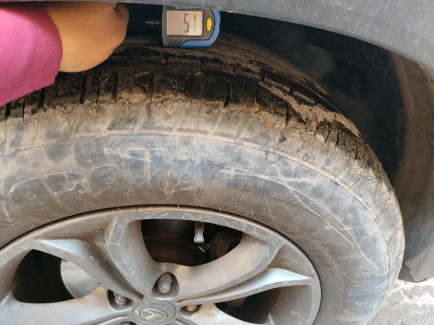 2021 Tata Harrier XT PLUS 2.0L KRYOTEC, Diesel, Manual, 38,254 km, tyre
