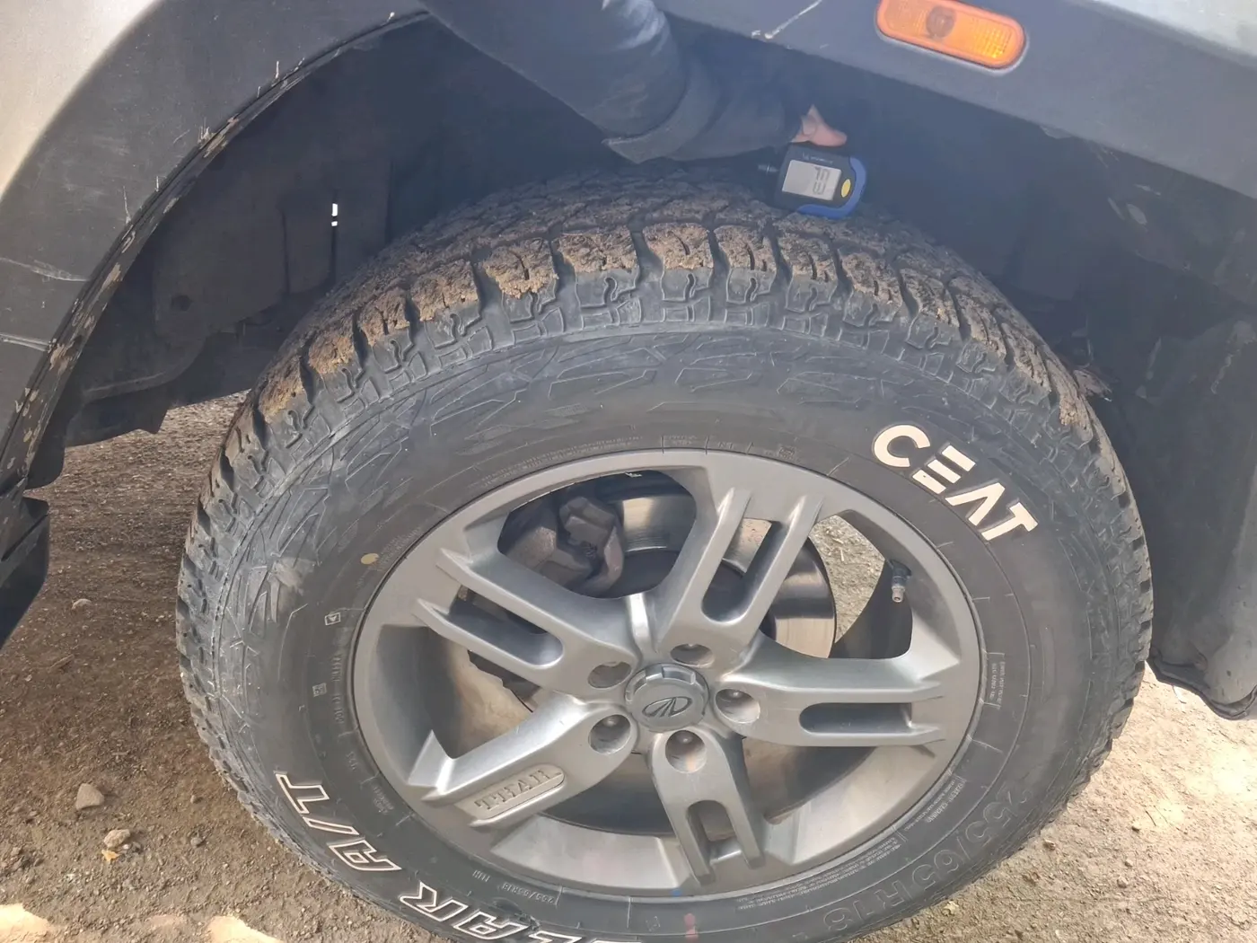 2020 Mahindra Thar LX D 4WD AT CONVERTIBLE, Diesel, Automatic, 55,795 km, tyre
