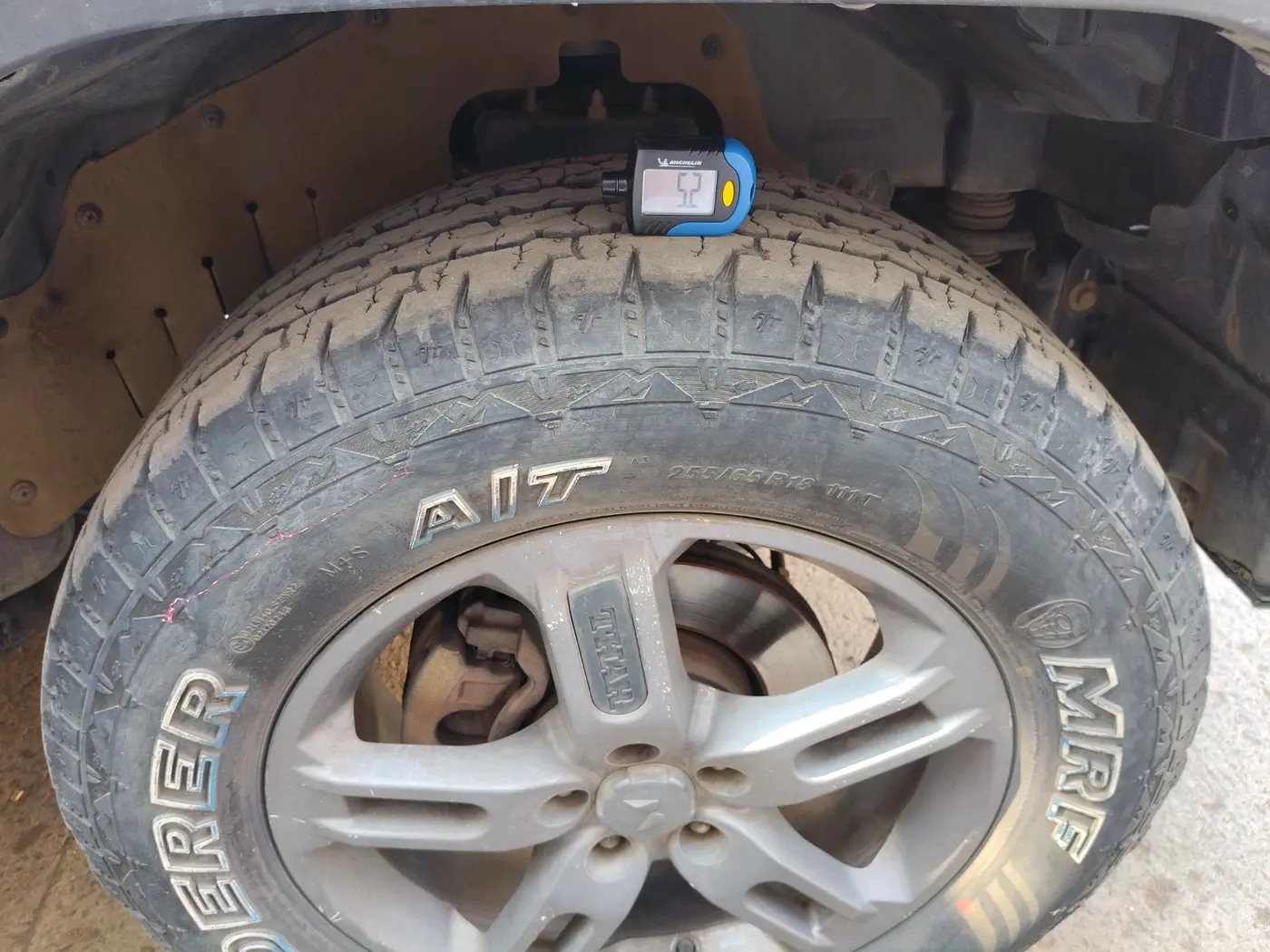 2022 Mahindra Thar LX HARD TOP 4WD MT, Diesel, Manual, 55,612 km, tyre