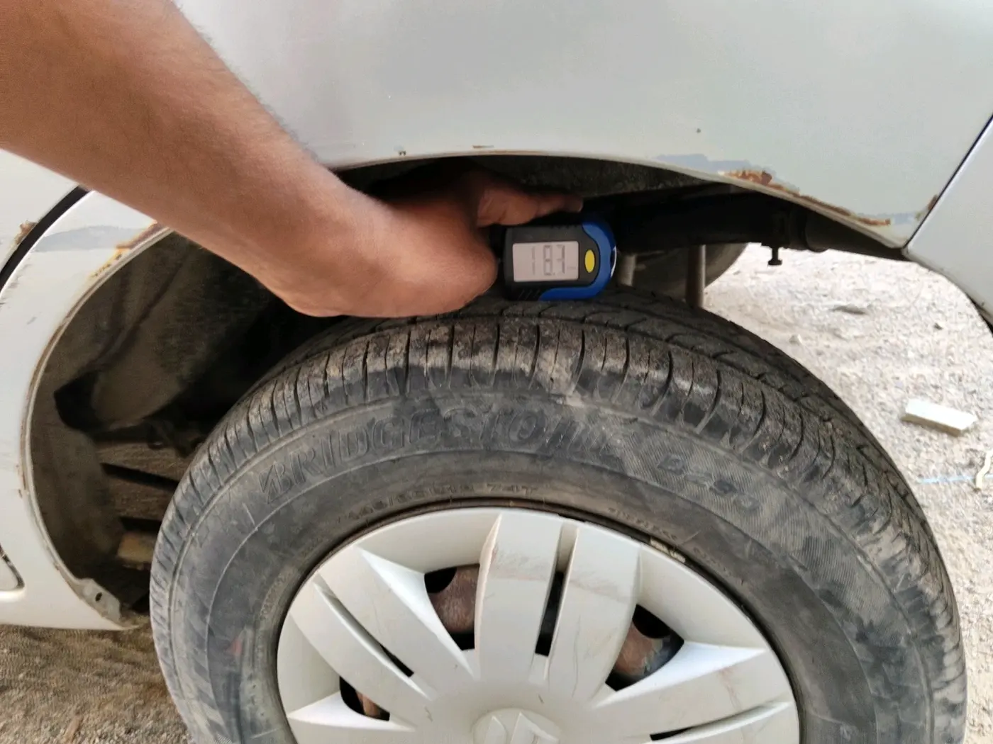2014 Maruti Alto 800 LXI, Petrol, Manual, 1,25,541 km, tyre