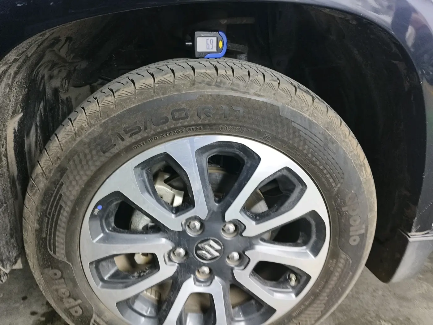 2025 Maruti Grand Vitara ALPHA PLUS HYBRID ECVT DUAL TONE , Hybrid, Automatic, 4,500 km, tyre