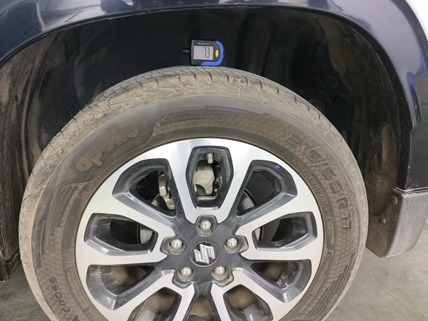 2025 Maruti Grand Vitara ALPHA PLUS HYBRID ECVT DUAL TONE , Hybrid, Automatic, 4,500 km, tyre