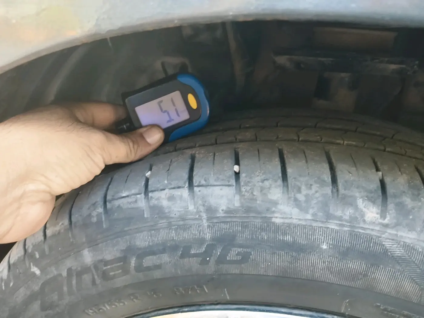 2023 Tata ALTROZ XZ CNG, CNG, Manual, 68,324 km, tyre