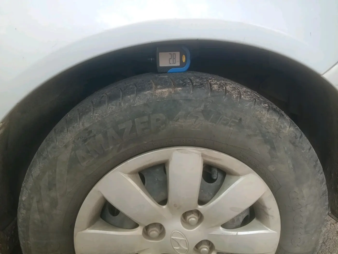 2008 Hyundai Getz Prime 1.3 GLS, Petrol, Manual, 1,11,630 km, tyre