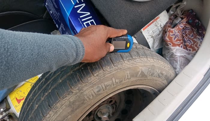 2018 Maruti Celerio VXI CNG, CNG, Manual, 1,72,577 km, tyre
