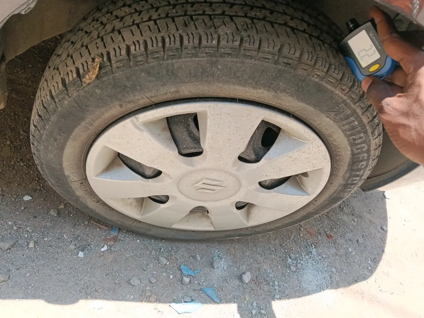 2017 Maruti Alto K10 VXI, Petrol, Manual, 51,110 km, tyre