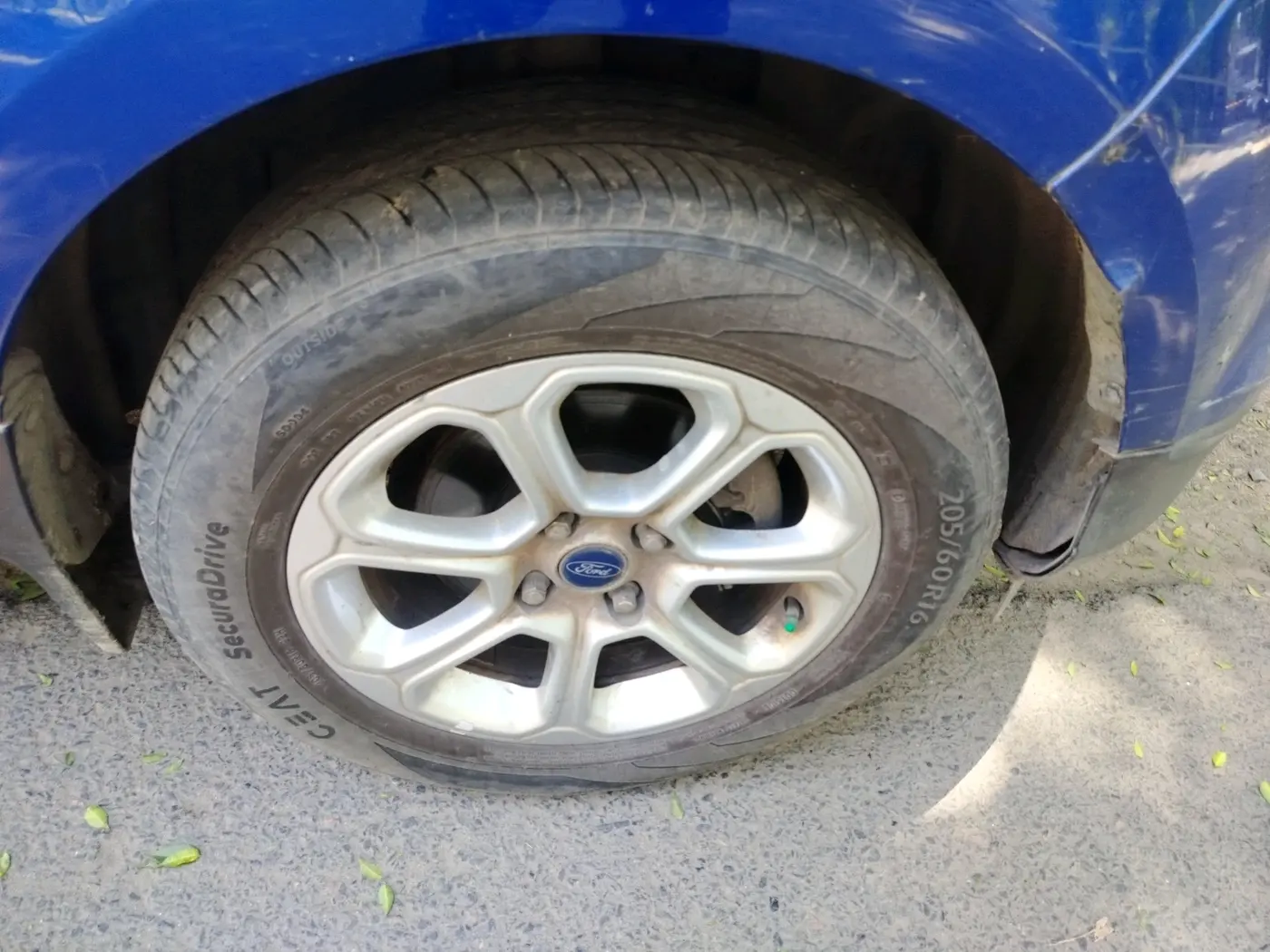 2020 Ford Ecosport TITANIUM + 1.5L PETROL AT, Petrol, Automatic, 47,955 km, tyre