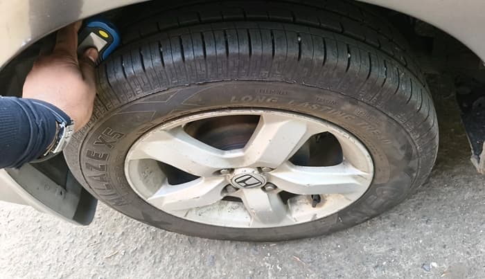 2011 Honda City 1.5L I-VTEC V AT, CNG, Automatic, 1,23,331 km, tyre