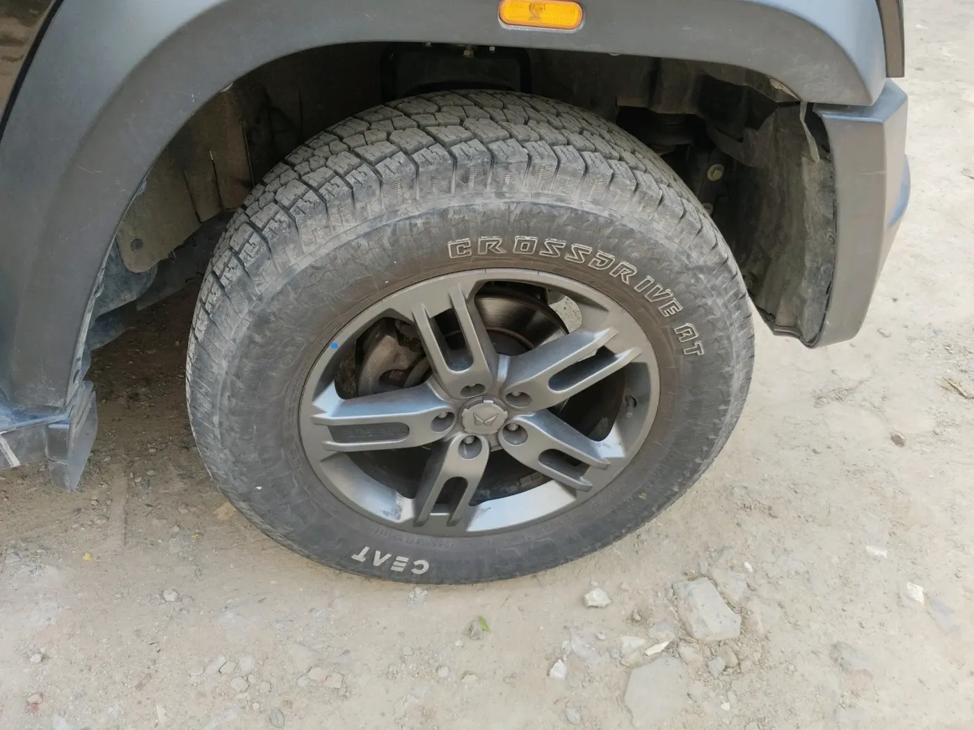 2023 Mahindra Thar LX P 2WD AT HT, Petrol, Automatic, 12,765 km, tyre