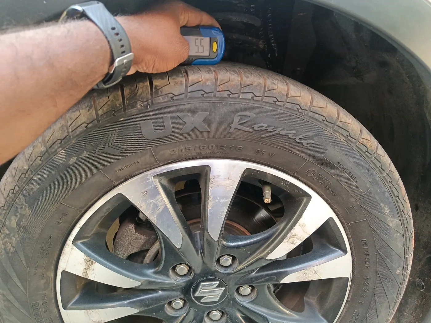 2022 Maruti S Cross ZETA 1.5, Petrol, Manual, 40,137 km, tyre
