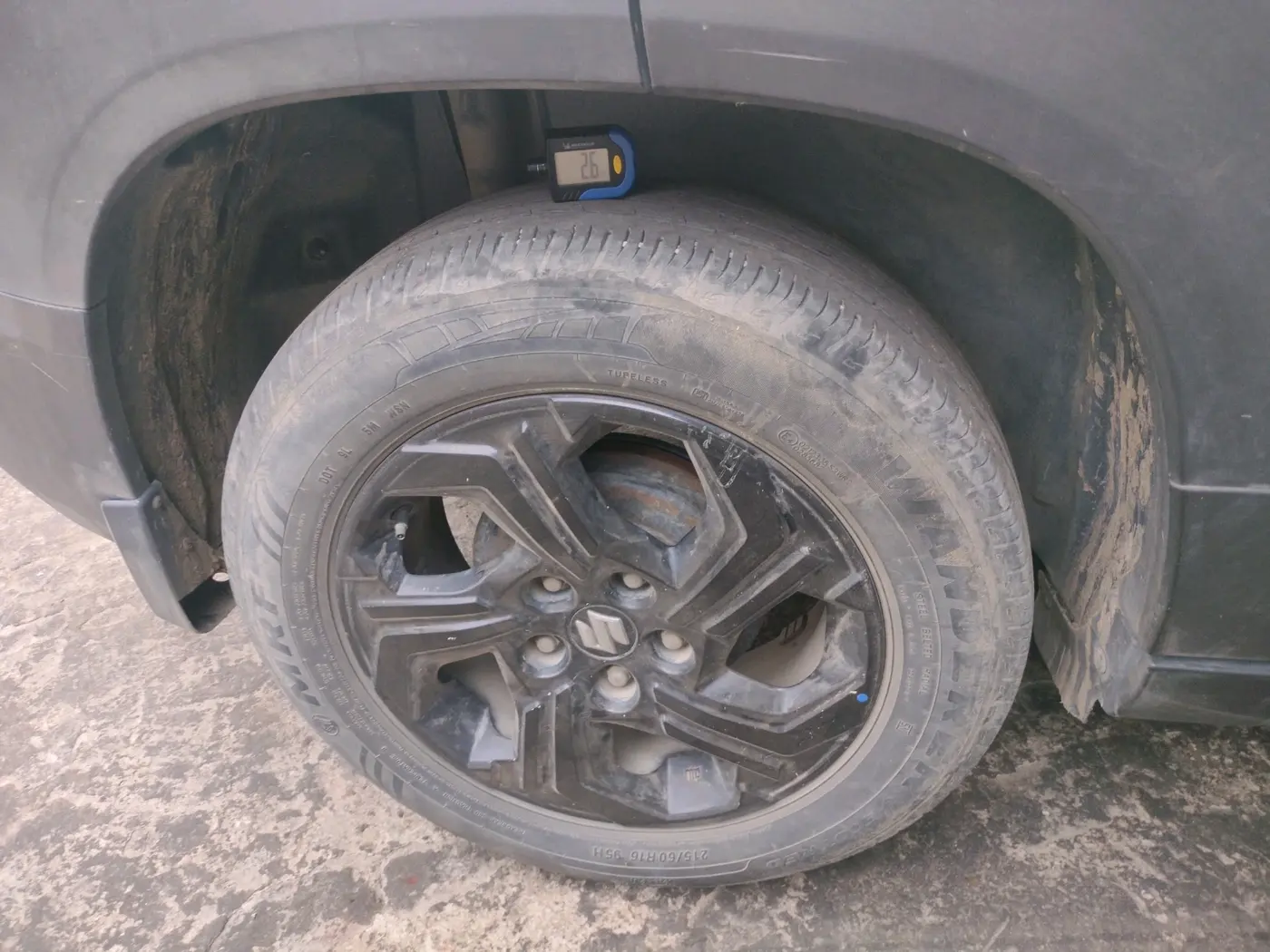 2022 Maruti BREZZA ZXI SMART HYBRID , Petrol, Manual, 56,751 km, tyre