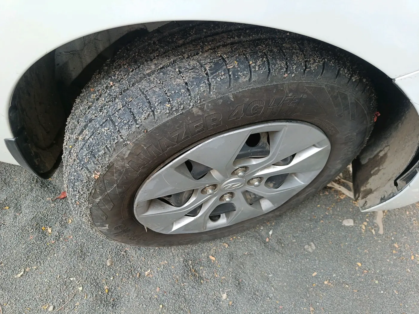 2017 Hyundai Xcent S 1.2 CRDI, Diesel, Manual, 85,168 km, tyre