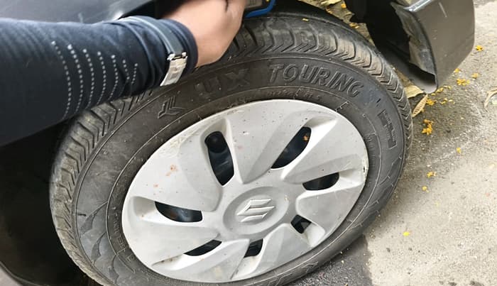 2018 Maruti Celerio VXI CNG, CNG, Manual, 58,536 km, tyre