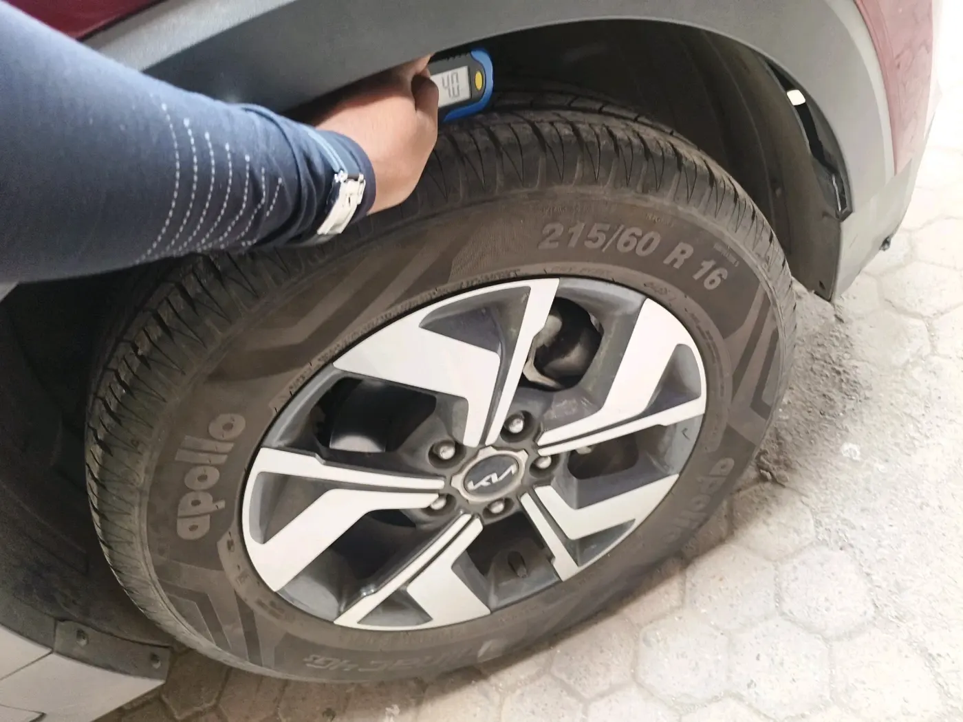 2022 KIA SONET HTX 1.0 IMT, Petrol, Manual, 17,840 km, tyre