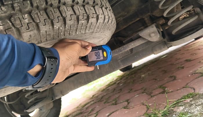 2019 Tata Harrier XZ 2.0L, Diesel, Manual, 1,04,523 km, tyre