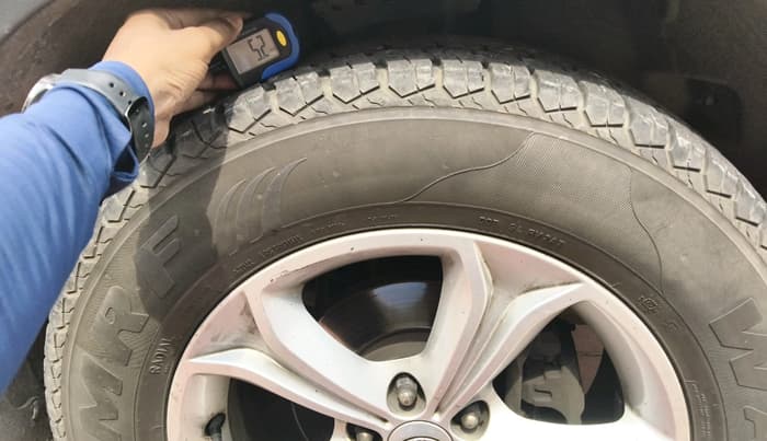 2019 Tata Harrier XZ 2.0L, Diesel, Manual, 1,04,523 km, tyre