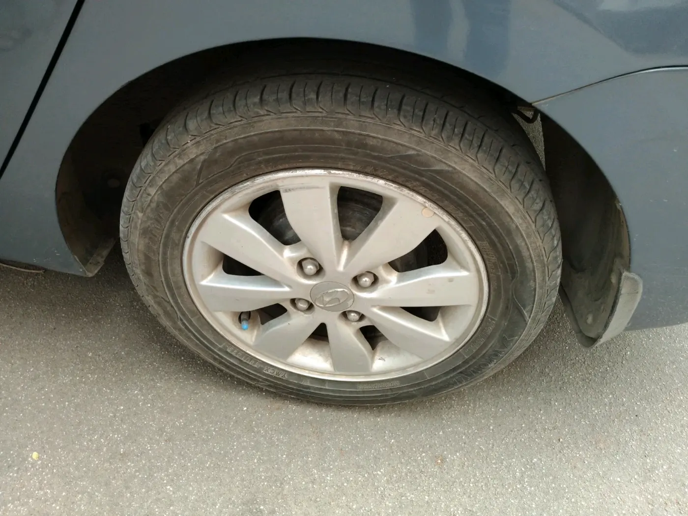 2014 Hyundai Xcent S (O) 1.2, Petrol, Manual, 38,736 km, tyre