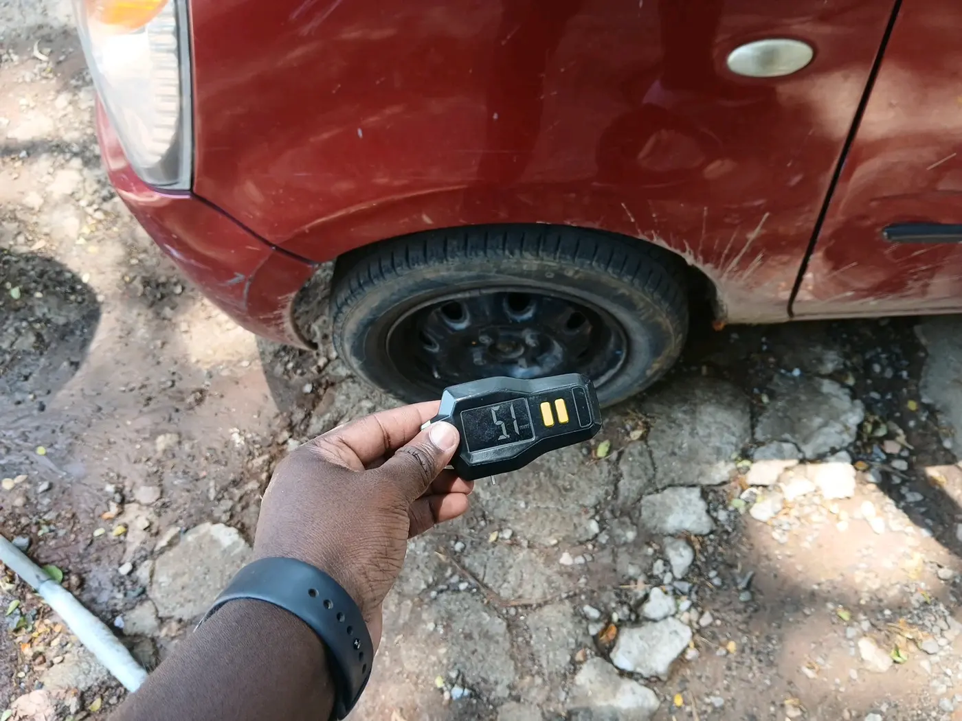 2009 Maruti Wagon R VXI MINOR, Petrol, Manual, 48,085 km, tyre