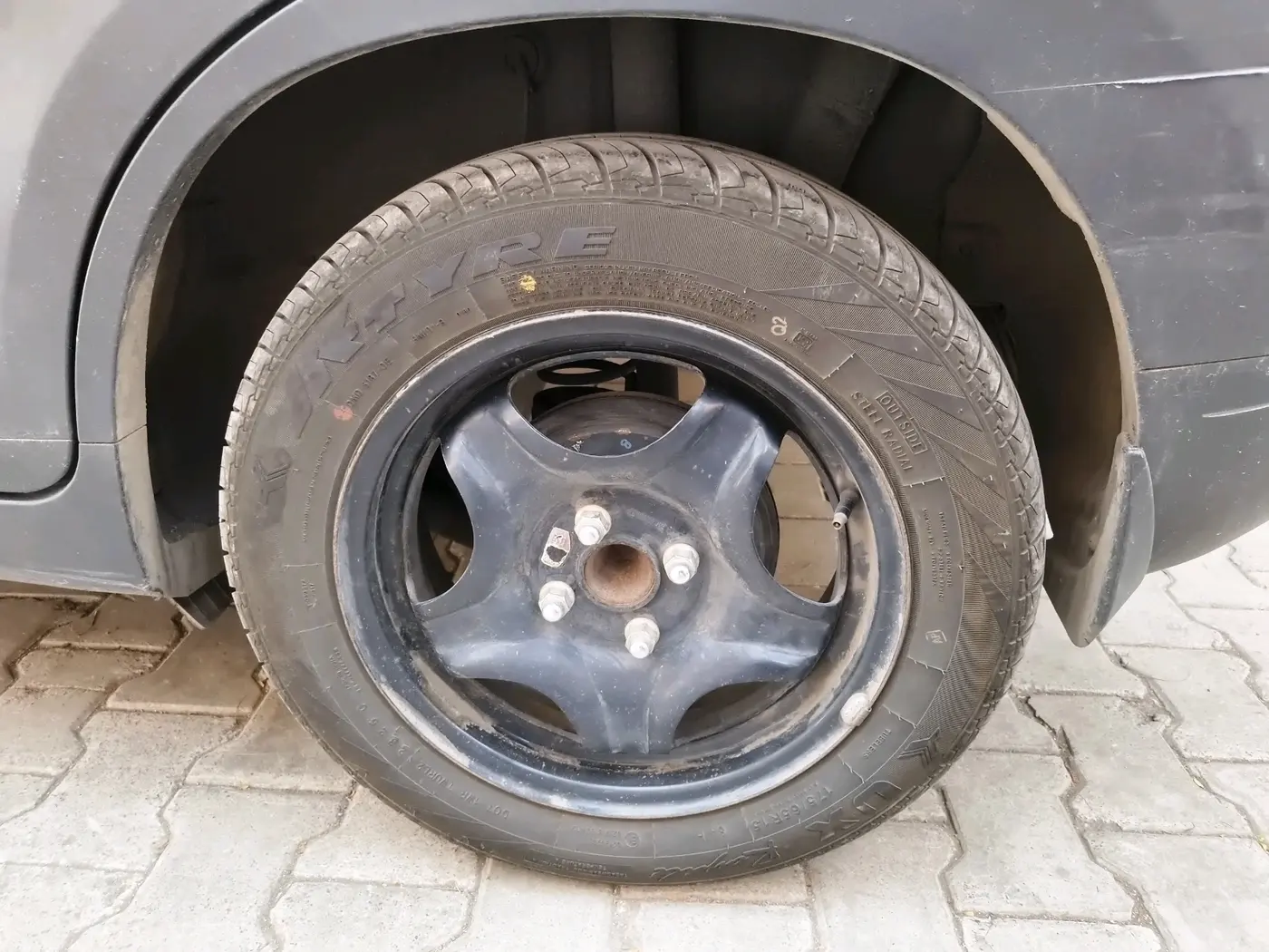 2023 Hyundai EXTER SX 1.2 CNG MT, CNG, Manual, 84,354 km, tyre