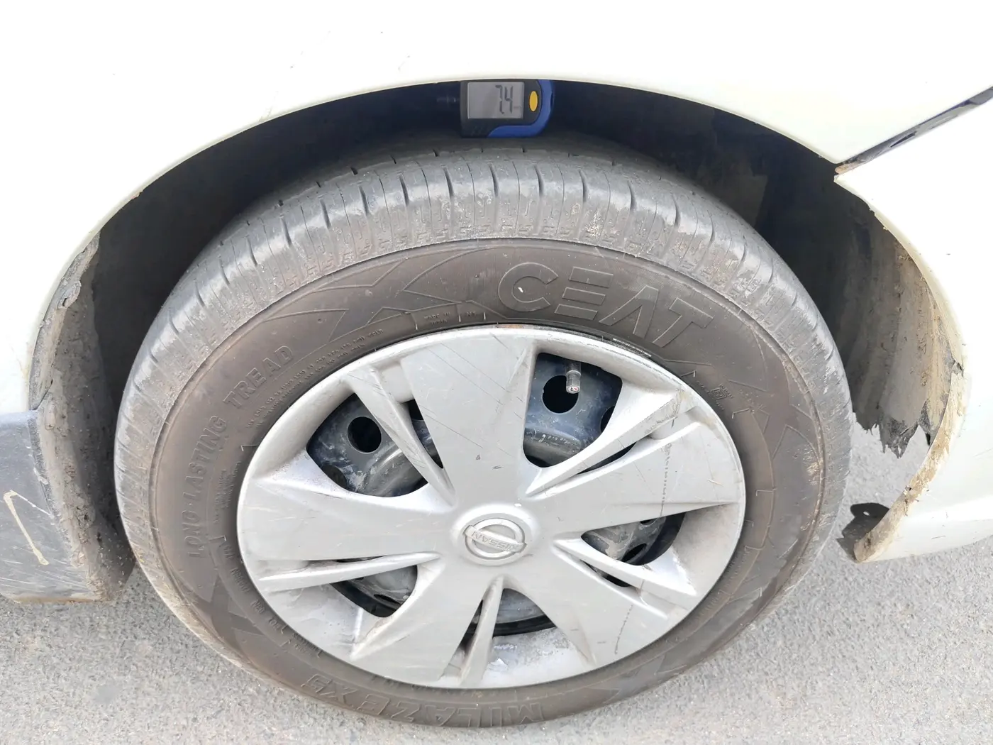 2018 Maruti Celerio VXI, CNG, Manual, 80,369 km, tyre