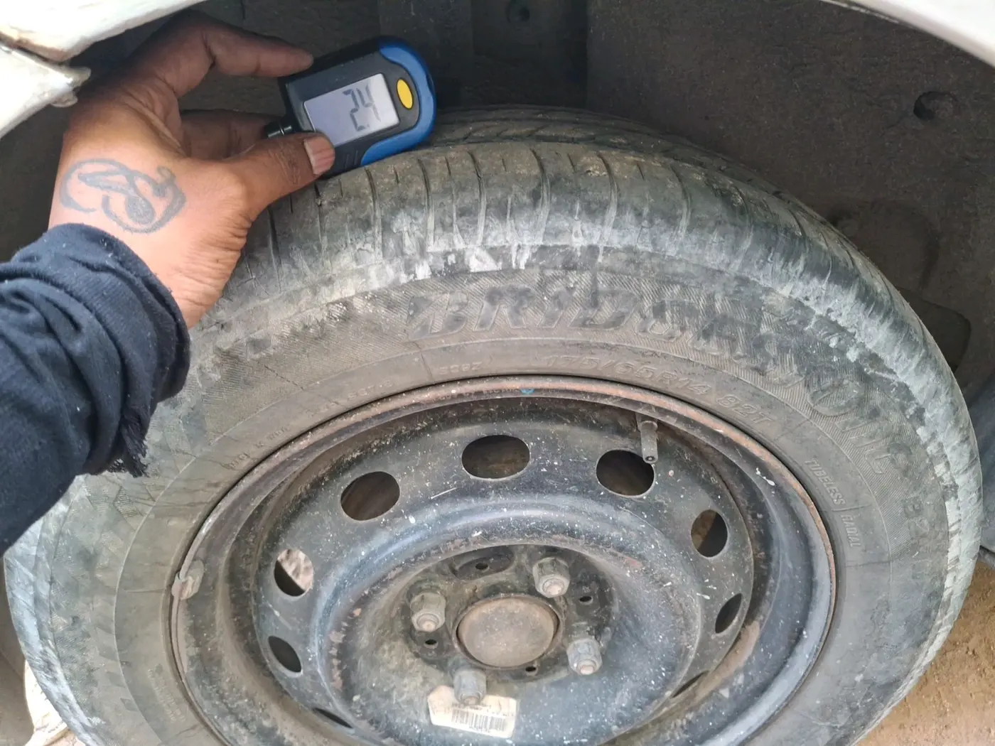 2012 Tata Indica Vista LS QUADRAJET, Diesel, Manual, 96,248 km, tyre