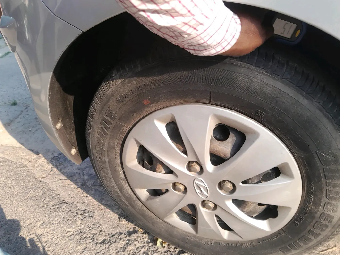 2012 Hyundai i10 MAGNA 1.2, Petrol, Manual, 11,341 km, tyre
