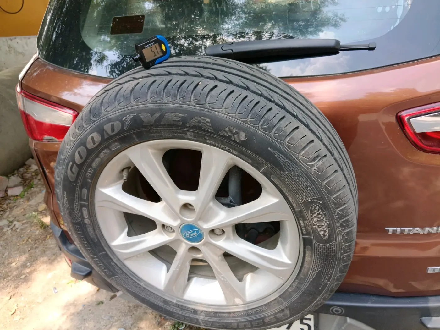 2018 Ford Ecosport TITANIUM 1.5L DIESEL, Diesel, Manual, 41,583 km, tyre