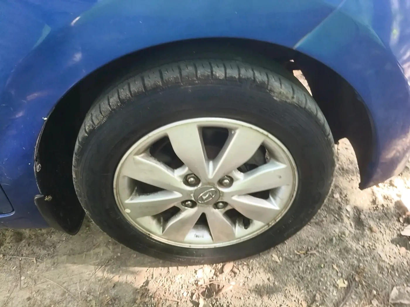 2014 Hyundai Xcent S 1.2, Petrol, Manual, 66,268 km, tyre