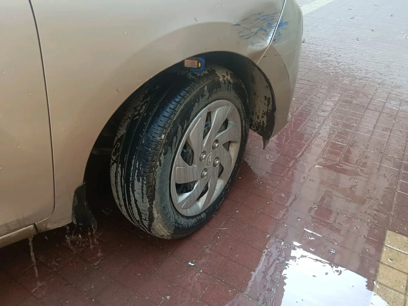 2021 Hyundai NEW SANTRO SPORTZ AMT, Petrol, Automatic, 30,098 km, tyre