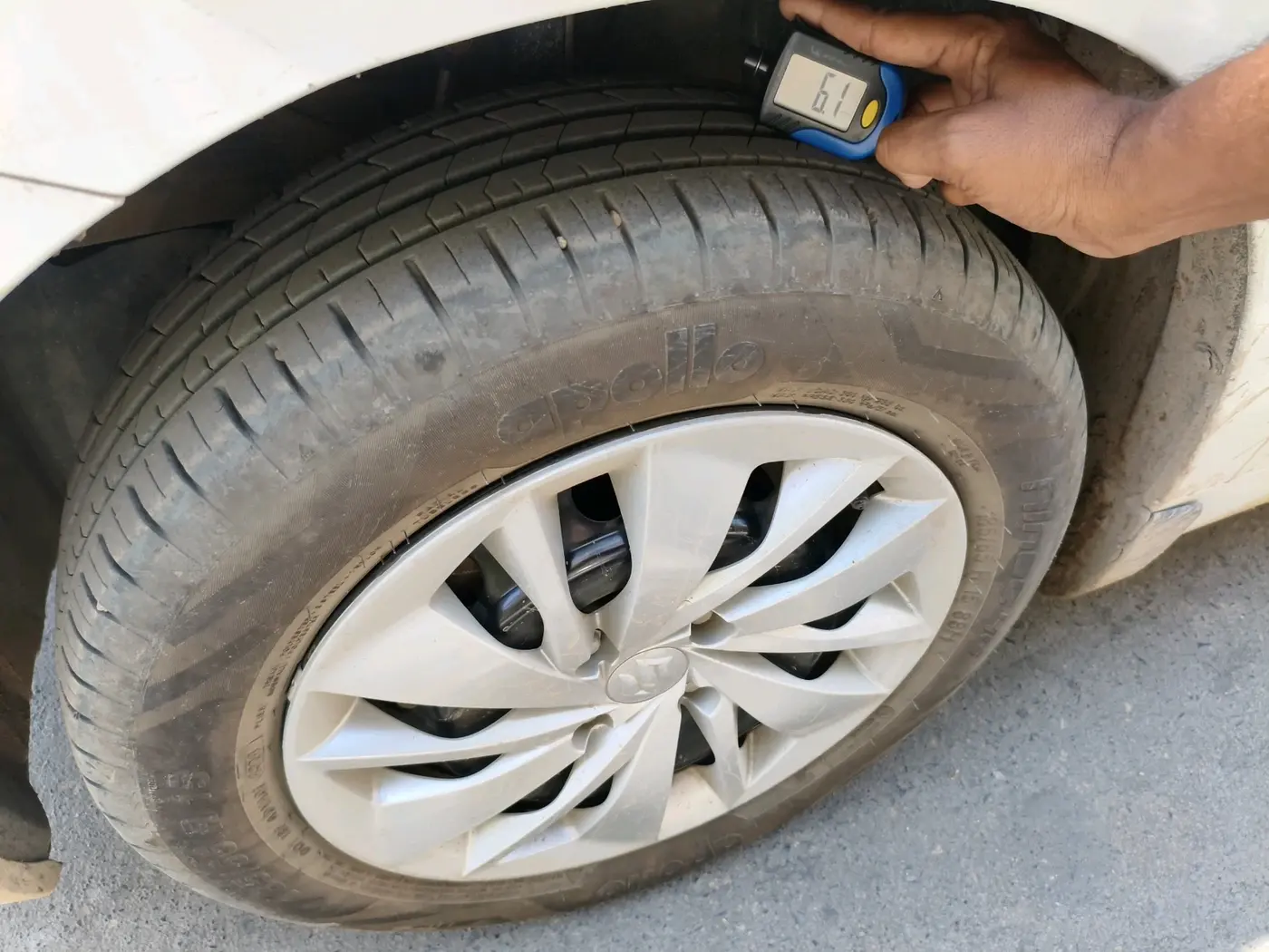 2024 Maruti Baleno DELTA CNG 1.2L, CNG, Manual, 10,714 km, tyre