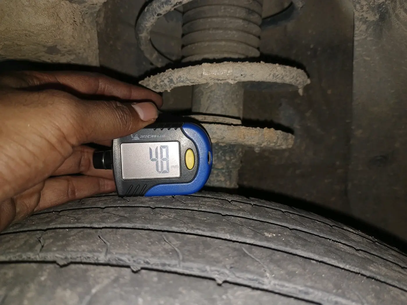 2023 Maruti BREZZA VXI S-CNG, CNG, Manual, 1,04,562 km, tyre
